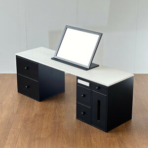 コンセント付きロータイプドレッサー メイク用品 コスメ アクセサリー リビング 収納 完成品 ミラー付き 日本製