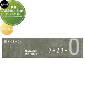 \D ZNtg Address Sign@AhXTC f ADT-3-HNO