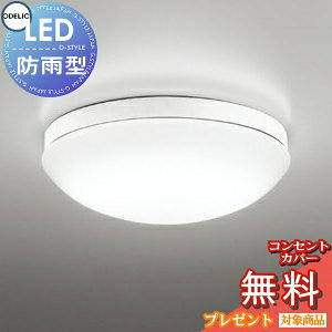 【当店厳選商品ポイントUP中】エクステリア 屋外 照明 ライト オーデリックODELIC 軒下シーリング OW269013WD FCL30W相当 温白色 白色 LED ポーチライト 玄関灯 門柱灯