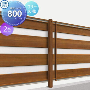 【部品】 フェンス 三協アルミ 三協立山 フレイナ YP型 フリー支柱 木調タイプ 2008用 境界 屋外 アルミ 形材フェンスガーデン DIY 塀 壁 囲い