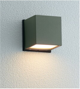 【無料★特典対象】 ユニソンunison エクステリア 屋外 照明 ライト 12V照明 表札灯 エコルトウォールライト キューブライト アイビーグレー EA0101722 エコルトウォールライト