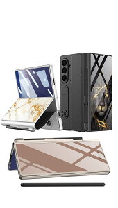 Galaxy Fold7専用ケース PC素材スマホケース MagSafe対応 レンズ保護付き スクリーン保護機能 カメラレンズ保護 耐衝撃 高耐久スマホカバー スタイリッシュスマホケース フォールド7用アクセサリ