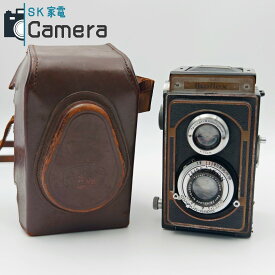 【中古】 ZEISS IKON Ikoflex Tessar 7.5cm F3.5 ツァイスイコン 二眼レフカメラ 革ケース付