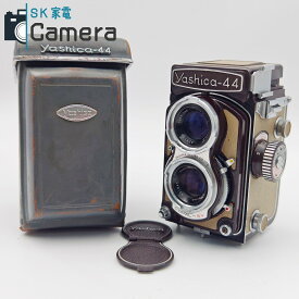 【中古】 YASHICA Yashica-44 Yashikor 60mm F3.5 ブラウン 茶 希少カラー 二眼レフカメラ ヤシカ