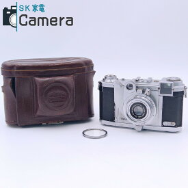 【中古】 ZEISS IKON TENAX II Carl Zeiss Jena Tessar 4cm F2.8 ツァイスイコン テナックス 革ケース付 スクエアフォーマット
