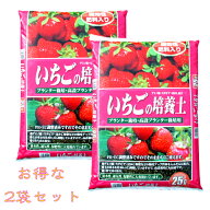 ≪2個セット≫　いちごの培養土　25L×2個