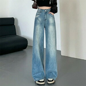 デニム パンツ レディース ワイド パンツ ボトムス ワイドデニム ジーンズ ジーパン パンツ 洗える 体型カバー ロング丈 シンプル 定番 小さい 大きいサイズ 楽 きれいめ 低身長 高身長 着痩