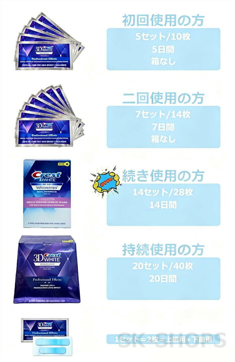 楽天市場】50%OFF☆ 正規品保証☆Crest 3D White Whitening クレスト 