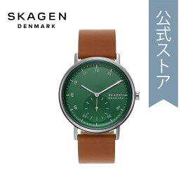 スカーゲン 腕時計 アナログ メンズ ブラウン レザー KUPPEL SKW6905 2023 冬 SKAGEN 公式