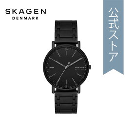 スカーゲン 腕時計 ウォッチ アナログ クォーツ メンズ ブラック ステンレススチール SIGNATUR SKW6914 2024 春 Skagen