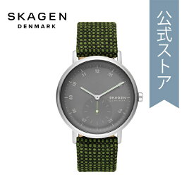 スカーゲン 腕時計 アナログ メンズ グリーン ファブリック KUPPEL SKW6893 2023 秋 SKAGEN 公式