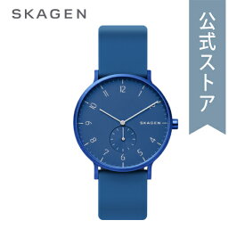 スカーゲン 腕時計 メンズ アナログ 時計 シリコン ブルー AAREN KULOR SKW6508 SKAGEN 公式 ブランド 北欧 シンプル 防水 誕生日 プレゼント 記念日 ギフト