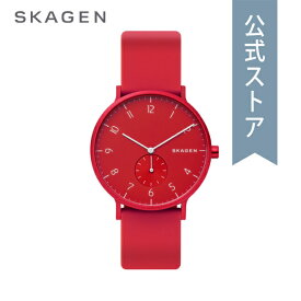 スカーゲン 腕時計 メンズ アナログ 時計 シリコン レッド AAREN KULOR SKW6512 SKAGEN 公式 ブランド 北欧 シンプル 防水 誕生日 プレゼント 記念日 ギフト