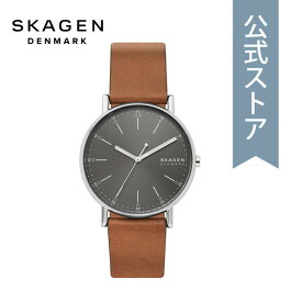 腕時計 メンズ スカーゲン アナログ 時計 ブラウン レザー SIGNATUR SKW6578 SKAGEN 公式 ブランド 北欧 シンプル 防水 誕生日 プレゼント 記念日 ギフト