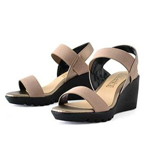 FIRST CONTACT ファーストコンタクト 美脚 ウェッジソール レディース ヒール 黒 厚底 ウエッジソール ミセス 靴 歩きやすい 疲れない 痛くない スポーツサンダル ナース サンダル ストラップ 923