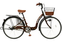楽天市場】自転車 26インチ ママチャリ（カラーブラウン）（スポーツ 