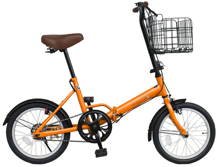 楽天市場】AIJYUCYCLE 自転車 折りたたみ自転車 16インチ 着脱式カゴ 