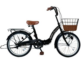 Passepied シティサイクル 折りたたみ自転車 20インチ 折り畳み ママチャリ シティバイク 籐風バスケット カゴ サークル錠 ライト 付き プレゼント メーカー1年保証あり TS20m