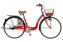 楽天市場】自転車 26インチ ママチャリ（カラーワインレッド）の通販