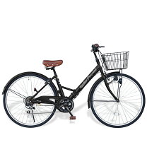 楽天市場】自転車 26インチ シティサイクル（カラーブラック）（シティ 