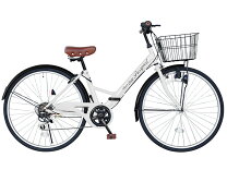 楽天市場】自転車 26インチ ママチャリ（カラーホワイト）（スポーツ 