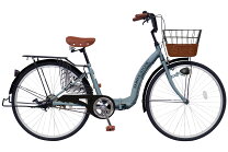 楽天市場】自転車 26インチ ママチャリ（カラーブルー）の通販