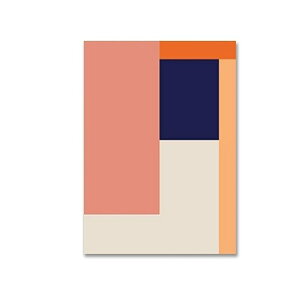 アートポスター フレーム付・アートパネル額付 北欧 抽象 幾何学模様抽象画シリーズ タイプ8 A4 A3 A2