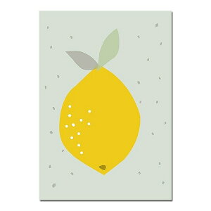 アートポスター フレーム付・アートパネル額付 北欧 果物シリーズ レモン デザインNO-1 A4 A3 A2