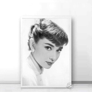アートポスター フレーム付・アートパネル額付 ヘップバーンシリーズ デザインNO-11 A4 A3 A2