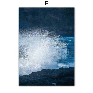 アートポスター フレーム付・アートパネル額付 海シリーズ 波 デザインNO-F A4 A3 A2
