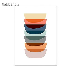 A2 A3 フレーム付 アートパネル アートポスター 抽象画シリーズ マルチカラー デザインNO-C