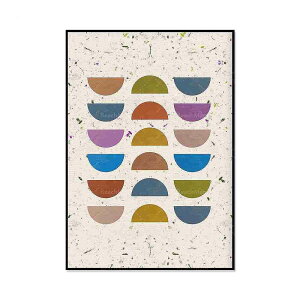 アートポスター フレーム付・アートパネル額付 抽象画シリーズ デザインNO-1