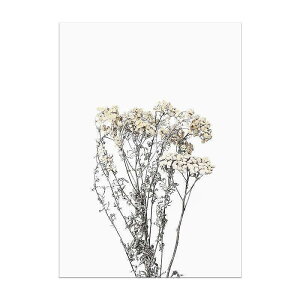 アートポスター フレーム付・アートパネル額付 水彩画植物 ボタニカル シリーズ デザインNO-4 A4 A3 A2