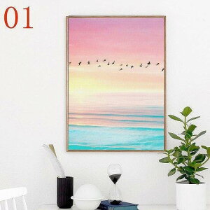 アートポスター フレーム付・アートパネル額付 世界都市シリーズ ハワイ 海 デザインNO-1 A4 A3 A2