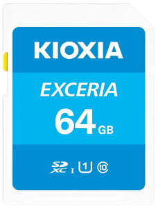 KIOXIA�@�L�I�N�V�A�@���{���@SD�J�[�h 64GB SDXC UHS-I Class10 KLNEA064G 64GB EXCERIA�@�����k�q��