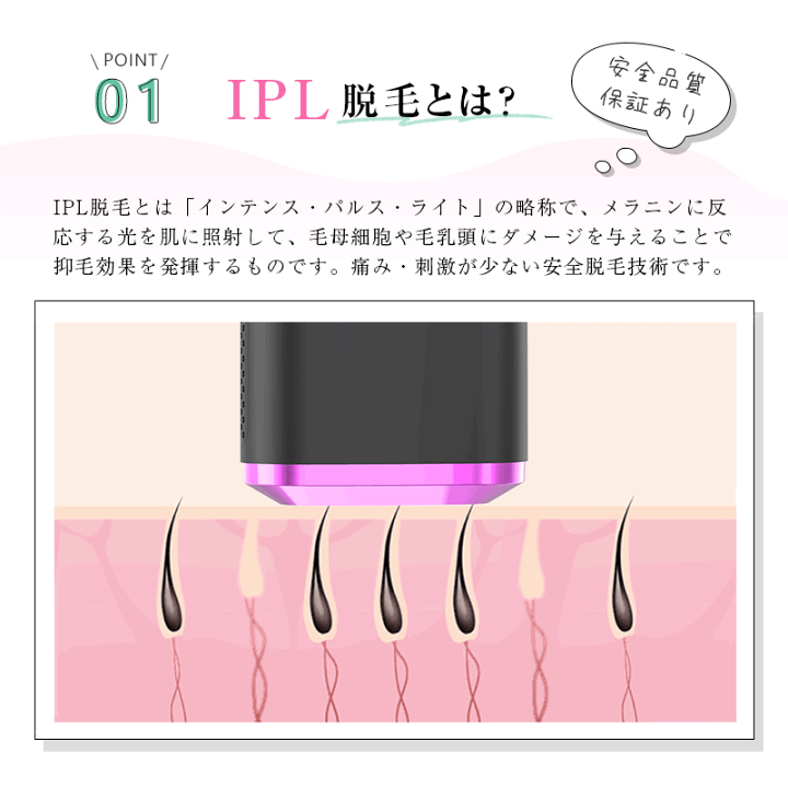 ◆送料無料 フラッシュ式脱毛器 ピンク 動作確認済み IPL光脱毛器 フラッシュ 家庭用脱毛器 無痛脱毛 5段階強度 VIO