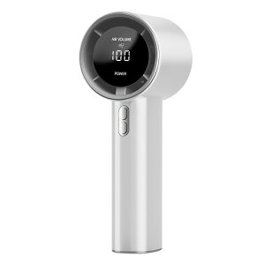 手持ちターボファン 携帯扇風機 手持ち扇風機 ハンディファン ポータブル扇風機 4000mAh 大容量 長時間 六段階風量 type-c充電式 急速冷却 残電量表示 ストラップ付 瞬間冷感 デジタル表示 USB