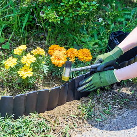 【10％OFFクーポン★1/18限定】 SANKA サンカ 芝の根止め ロール 高さ 15cm 22cm 芝の根 ストッパー 土留め 花壇 畑 長さ 3m 根止め 土止め 柵 ガーデニング 園芸 ガーデン 芝生 囲い 庭