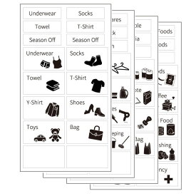 タイトルシール squ+ スキュウプラス サンカ SANKA ラべリング収納 ラべリング 名札 ラベル ステッカー ラベルシール インデックスシール 収納 収納ラベル おしゃれ 整理