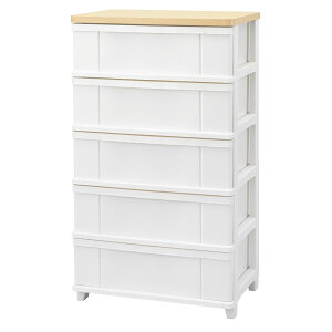 【送料無料】【収納ケース】リビングワイドチェスト(木天板) 3段 4段 5段 チェスト ホワイト 白 サンカ SANKA オシャレ おしゃれ 家具 リビング 脱衣所 洗面所 衣類収納 脱衣場 押