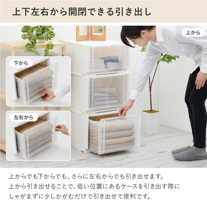 楽天市場】収納ケース コンビネーションケース SANKA サンカ 引き出し 