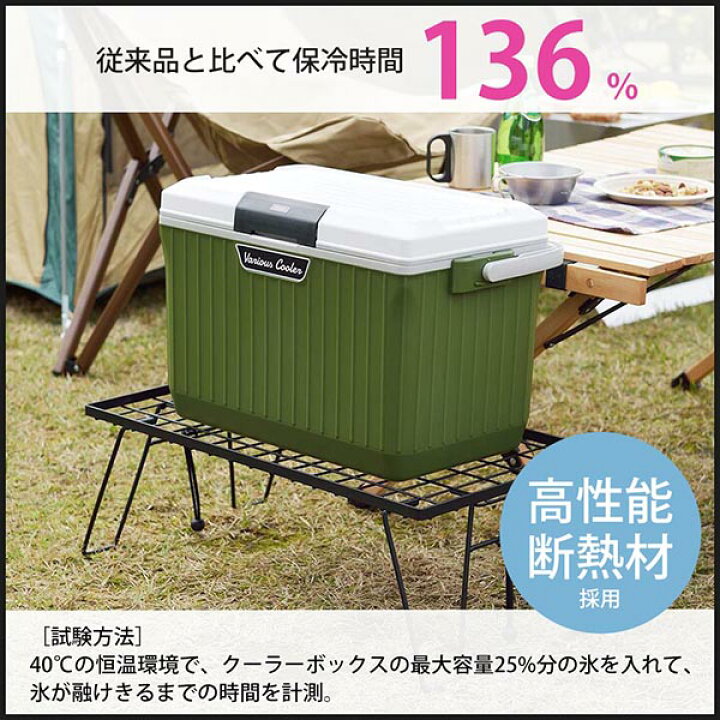 楽天市場 サンカ公式 おしゃれ クーラーボックス 17l 日本製 ベリアスクーラー アウトドア キャンプ q 釣り フィッシング 保冷ボックス 小さめ ミニ ペットボトル スポーツ クーラー ボックス グリー サンカ公式 すてき快適ハウス