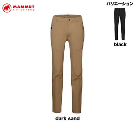 【楽天スーパーSALE】マムート MAMMUT Trekkers 3.0 SO Pants AF Men 1021-00800 メンズ パンツ アウトドアウエア black dark sand【24春夏】XS S M L XL[ss_2]