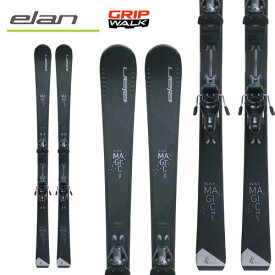 スキー板 エラン 22-23 elan レディース ブラックマジック BLACK MAGIC + ELW9 (金具付) [旧モデルスキー]