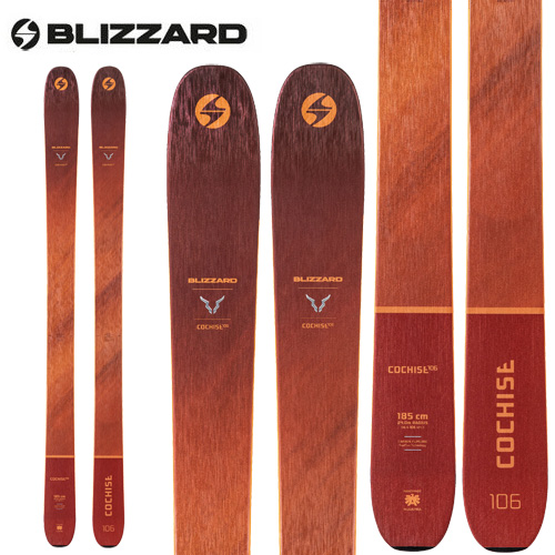 NEWモデル早期予約 スキー 板 ファット オールラウンド ブリザード 店内限界値引き中 市販 セルフラッピング無料 コーチス106 21-22 106 BLIZZARD 板のみ COCHISE