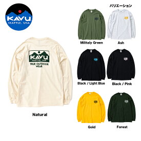 カブー KAVU True Logo LS Tee 23-24FW：19821937