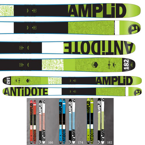 Ski アンプリッド スキー板 15-16AMPLID 2016THE フリースタイルスキー （板のみ）  ANTIDOTE スキー板