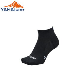 靴下 YAMAtune ヤマチューン ワーククッションパイルソックス ショート（ブラック）：76007[pt_up]