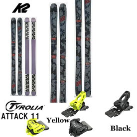 スキー板 旧モデル ケーツー K2 ミッドナイト MIDNIGHT 金具付き2点セット(TYROLIA ATTACK 11 GW) 23-24モデル