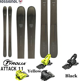 スキー板 ロシニョール ROSSIGNOL 23-24 SENDER 104 TI 金具付き2点セット( TYROLIA ATTACK 11 GW)